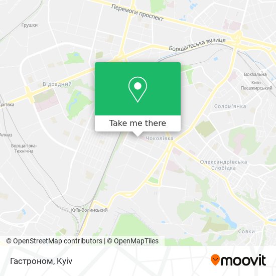 Гастроном map