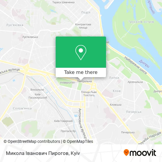 Карта Микола Іванович Пирогов