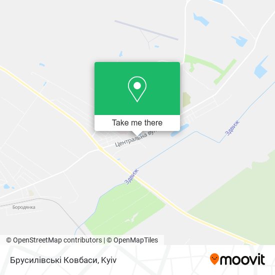 Карта Брусилівські Ковбаси