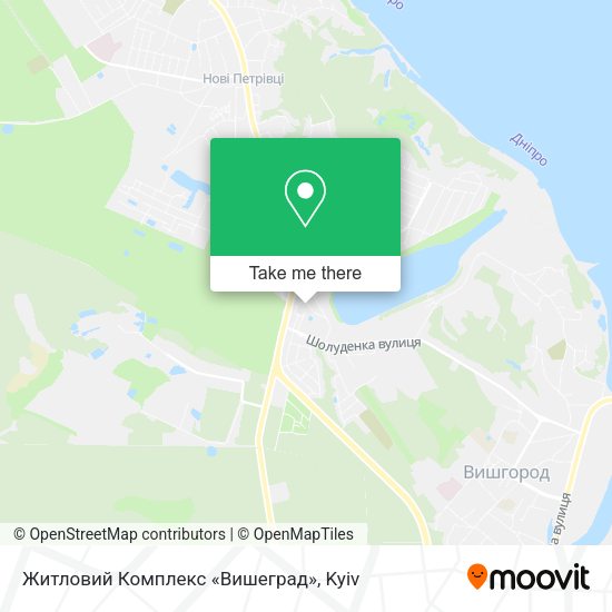 Карта Житловий Комплекс «Вишеград»