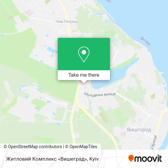 Карта Житловий Комплекс «Вишеград»