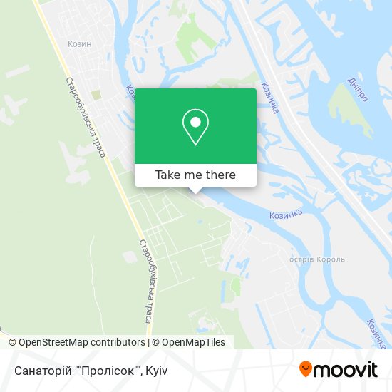 Санаторій ""Пролісок"" map