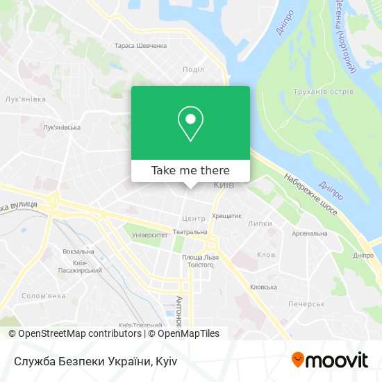 Служба Безпеки України map