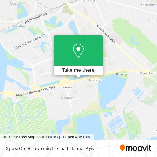 Храм Св. Апостолів Петра І Павла map