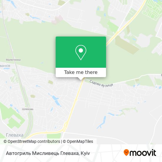 Автогриль Мисливець Глеваха map