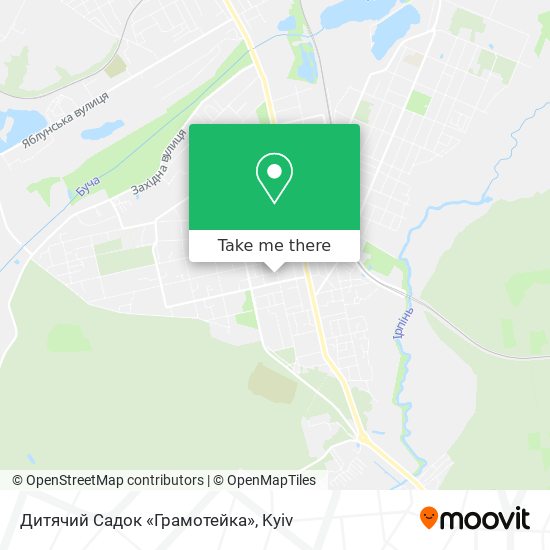 Карта Дитячий Садок «Грамотейка»