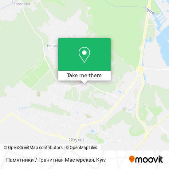 Карта Памятники / Гранитная Мастерская