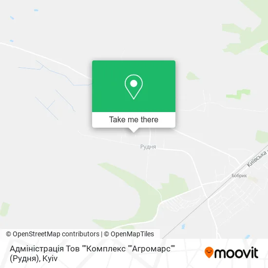 Адміністрація Тов ""Комплекс ""Агромарс"" (Рудня) map