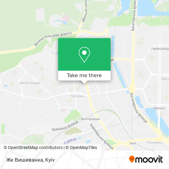 Карта Жк Вишиванка