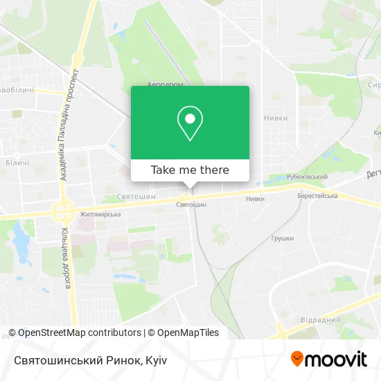 Святошинський Ринок map