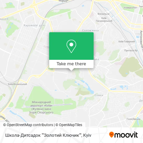 Карта Школа-Дитсадок ""Золотий Ключик""