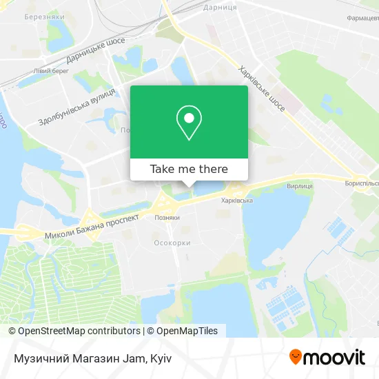Музичний Магазин Jam map