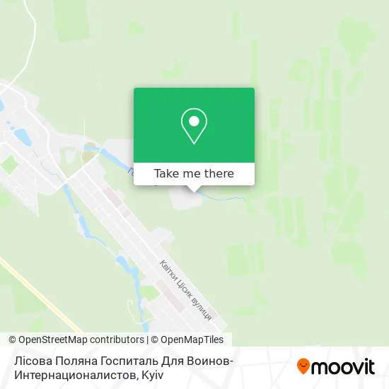 Лісова Поляна Госпиталь Для Воинов-Интернационалистов map