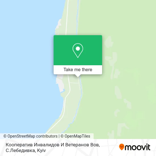 Кооператив Инвалидов И Ветеранов Вов, С.Лебедивка map