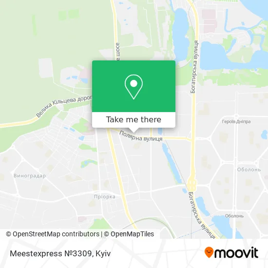 Карта Meestexpress №3309