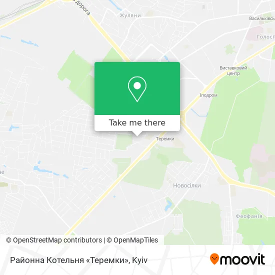 Районна Котельня «Теремки» map