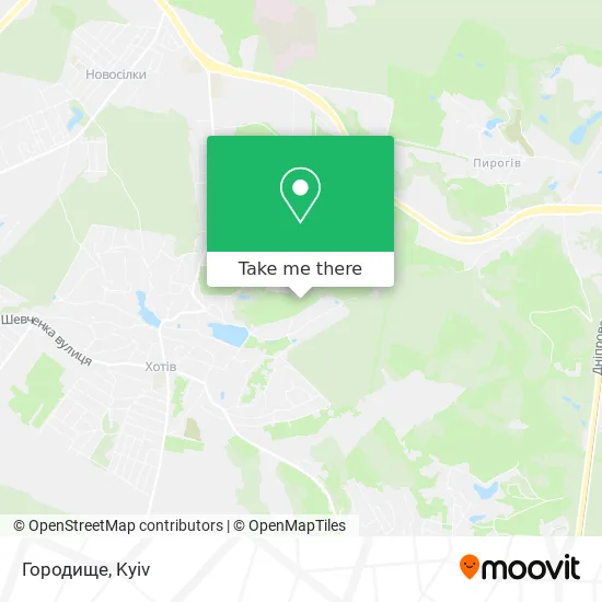 Городище map