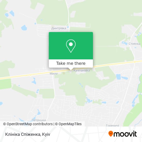 Карта Клініка Спіженка