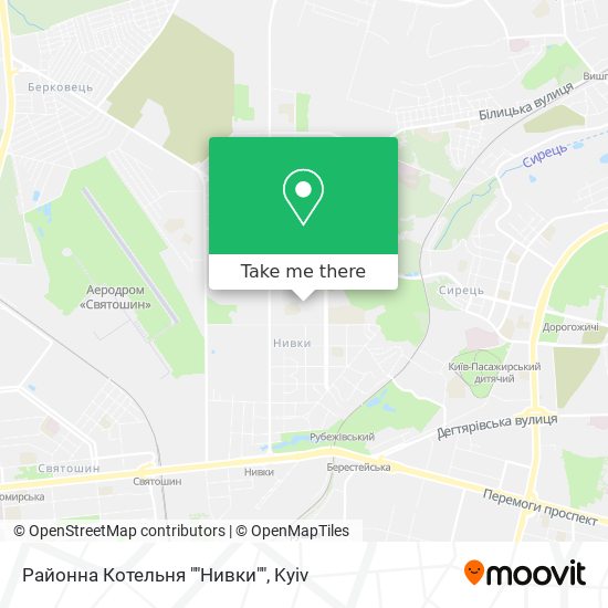 Районна Котельня ""Нивки"" map