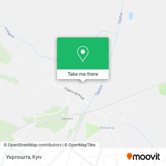 Карта Укрпошта