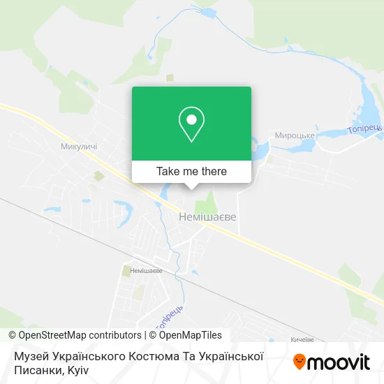 Карта Музей Українського Костюма Та Української Писанки