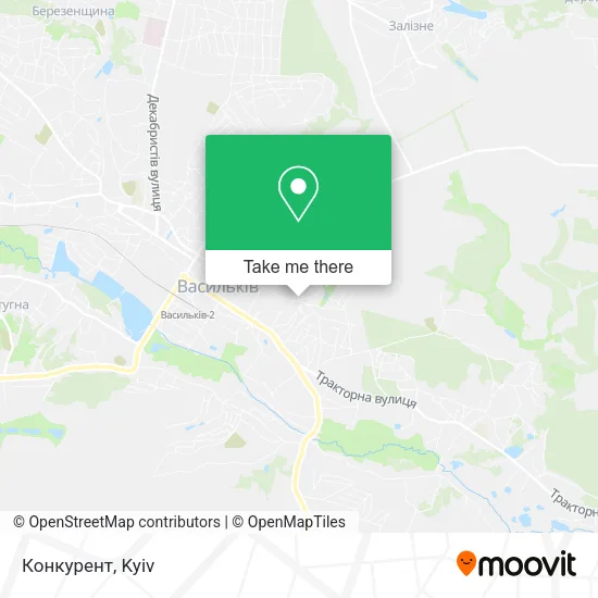 Карта Конкурент
