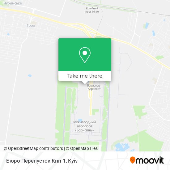 Карта Бюро Перепусток Кпп-1