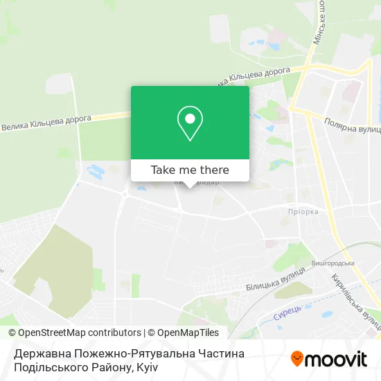 Державна Пожежно-Рятувальна Частина Подільського Району map