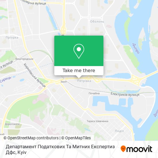 Карта Департамент Податкових Та Митних Експертиз Дфс