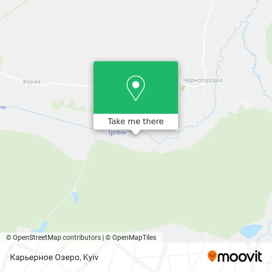 Карта Карьерное Озеро