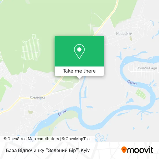 База Відпочинку ""Зелений Бір"" map