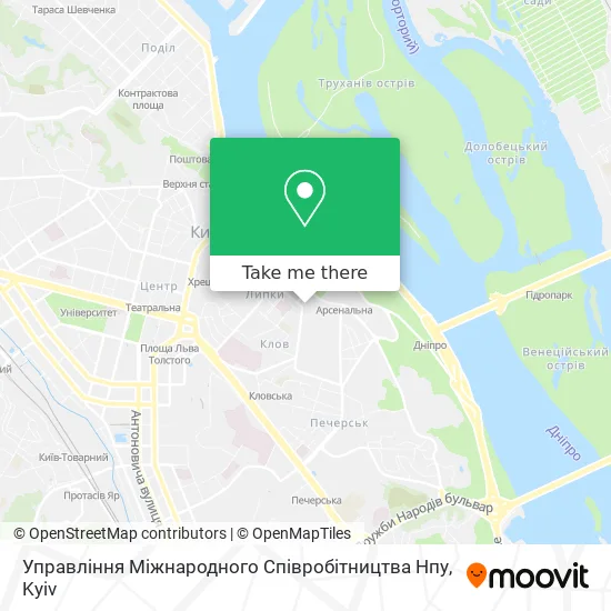 Карта Управління Міжнародного Співробітництва Нпу