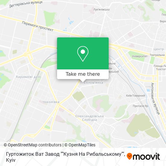 Гуртожиток Ват Завод ""Кузня На Рибальському"" map