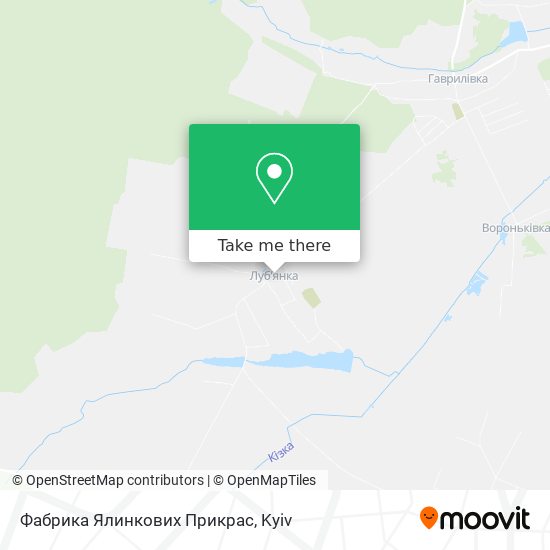 Фабрика Ялинкових Прикрас map