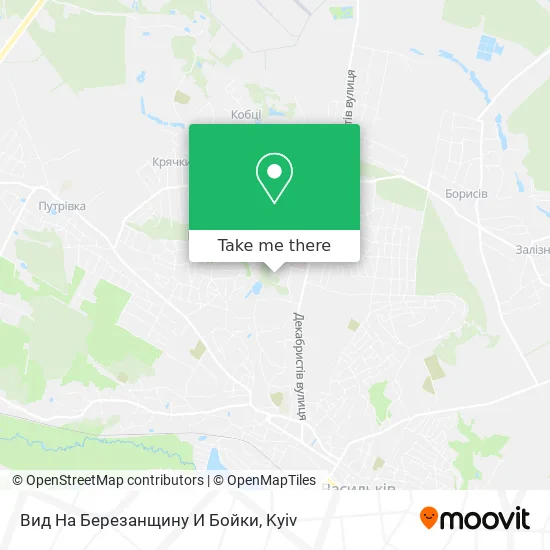Вид На Березанщину И Бойки map