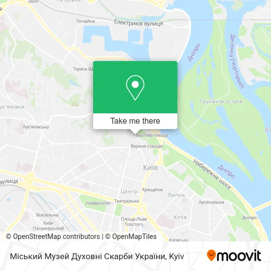 Міський Музей Духовні Скарби України map