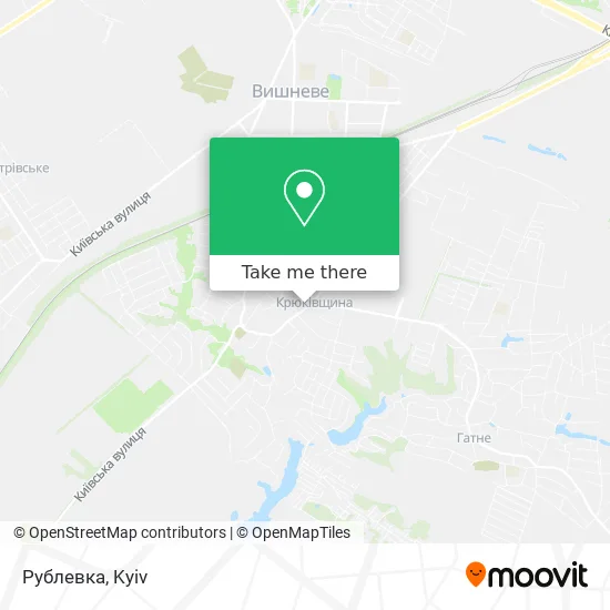 Рублевка map