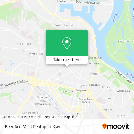 Карта Beer And Meet Restopub