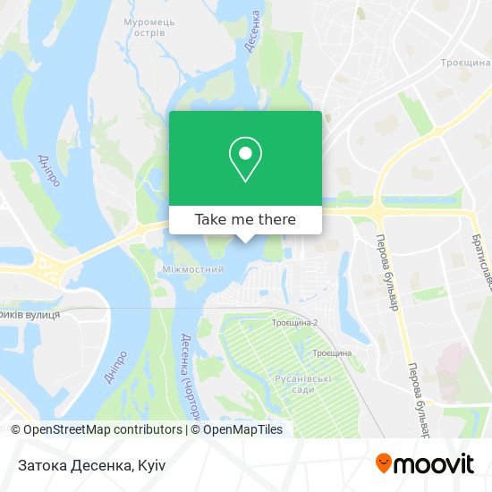 Затока Десенка map