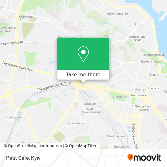 Карта Petit Cafe