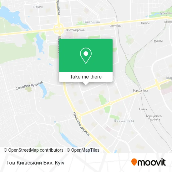 Карта Тов Київський Бкк