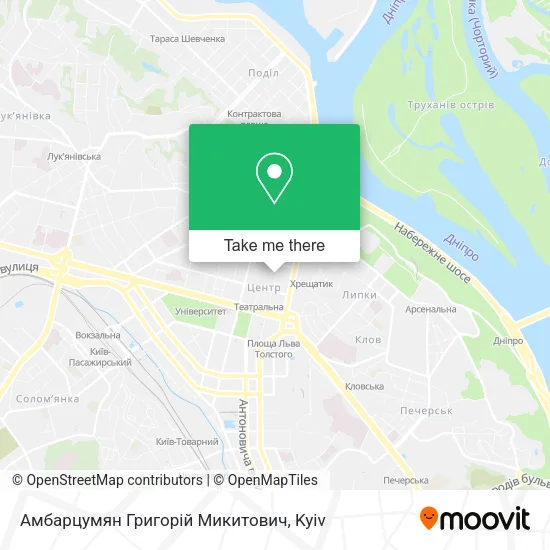 Карта Амбарцумян Григорій Микитович