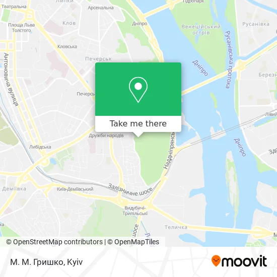 Карта М. М. Гришко