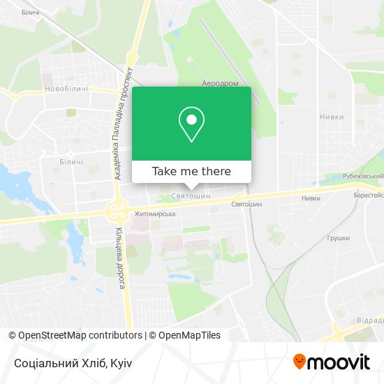 Соціальний Хліб map
