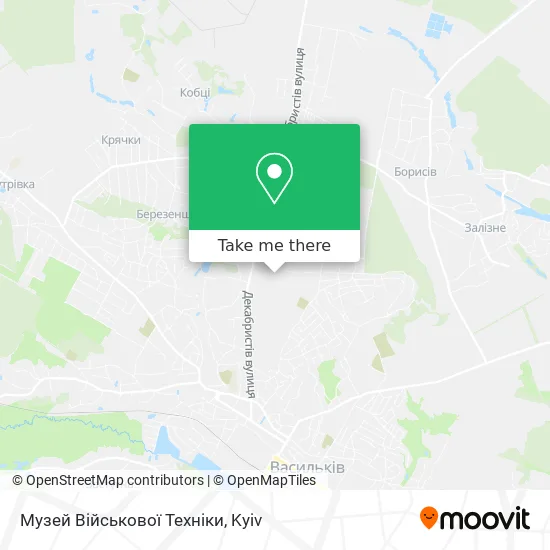 Музей Військової Техніки map