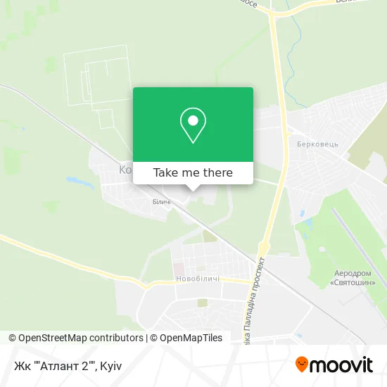 Карта Жк ""Атлант 2""