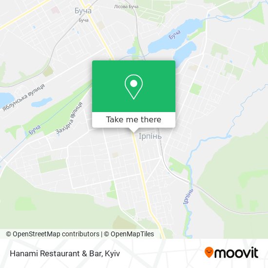 Hanami Restaurant & Bar map