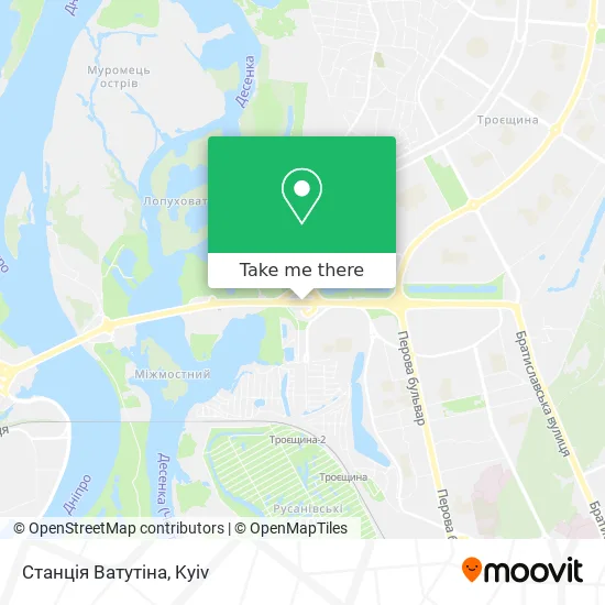 Станція Ватутіна map