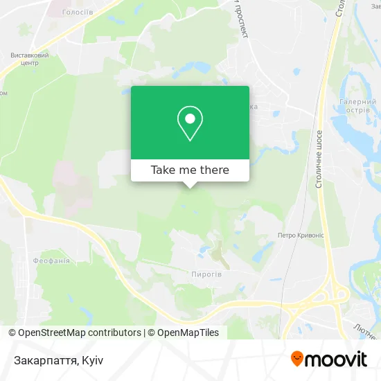 Закарпаття map