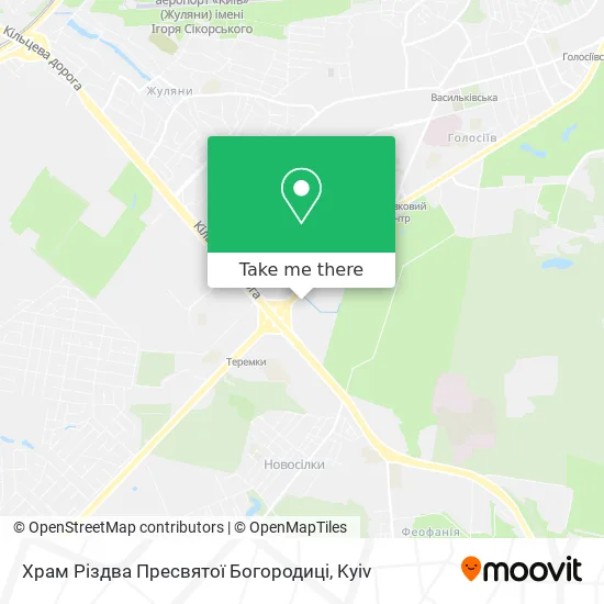 Карта Храм Різдва Пресвятої Богородиці